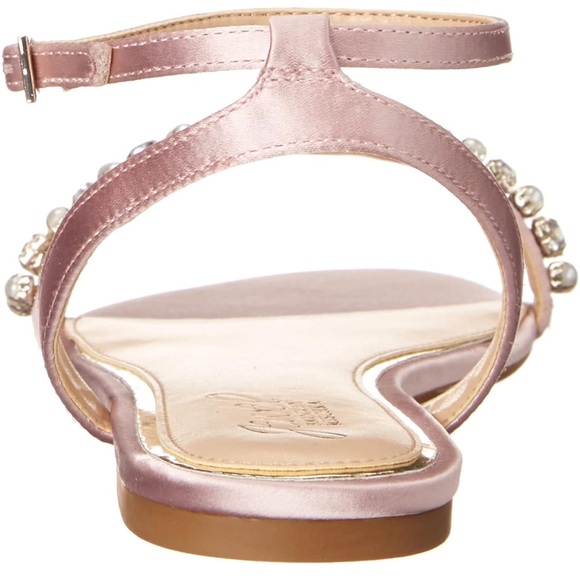 Brand New Jewel Badgley Mischka womens Daria Flat Sandal 7.5 - Picture 6 of 11